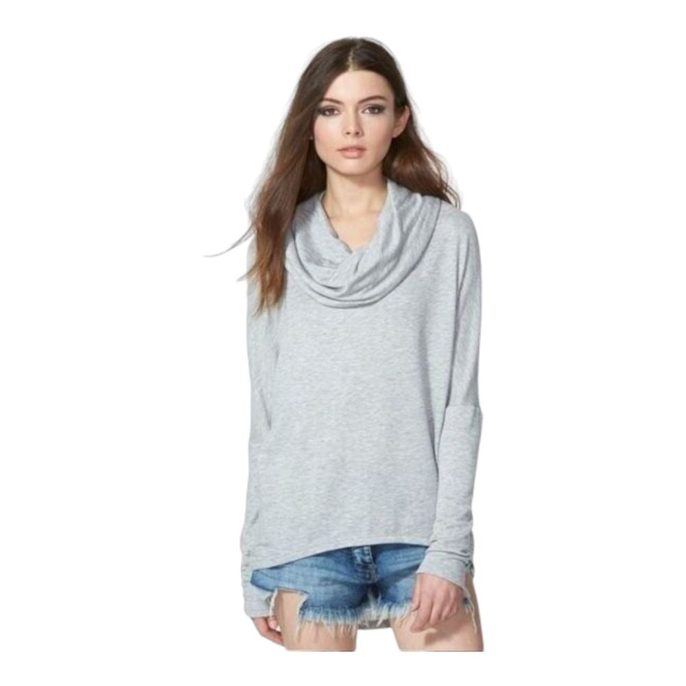 Madison & Berkeley Nordstrom Sweater Womens Small Gray Oversized Cowl Neck